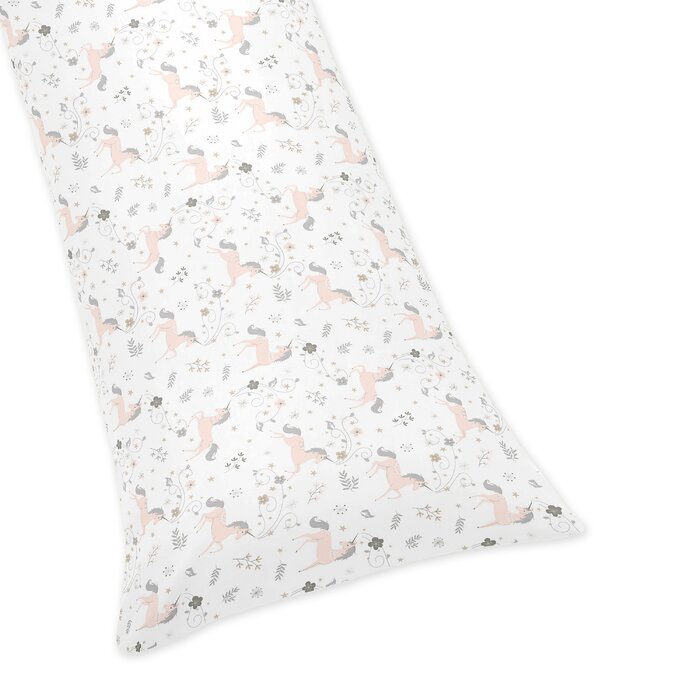 unicorn body pillow case